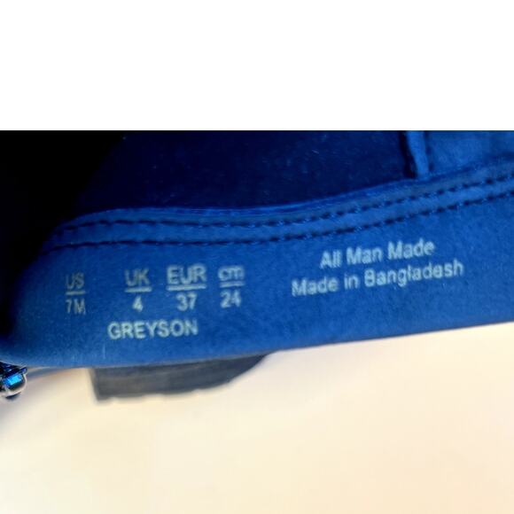 Zodiac Greyson Lug-Sole Bootie Boots Faux Leather Black Women's Size 7 US 37 EUR - Picture 7 of 7